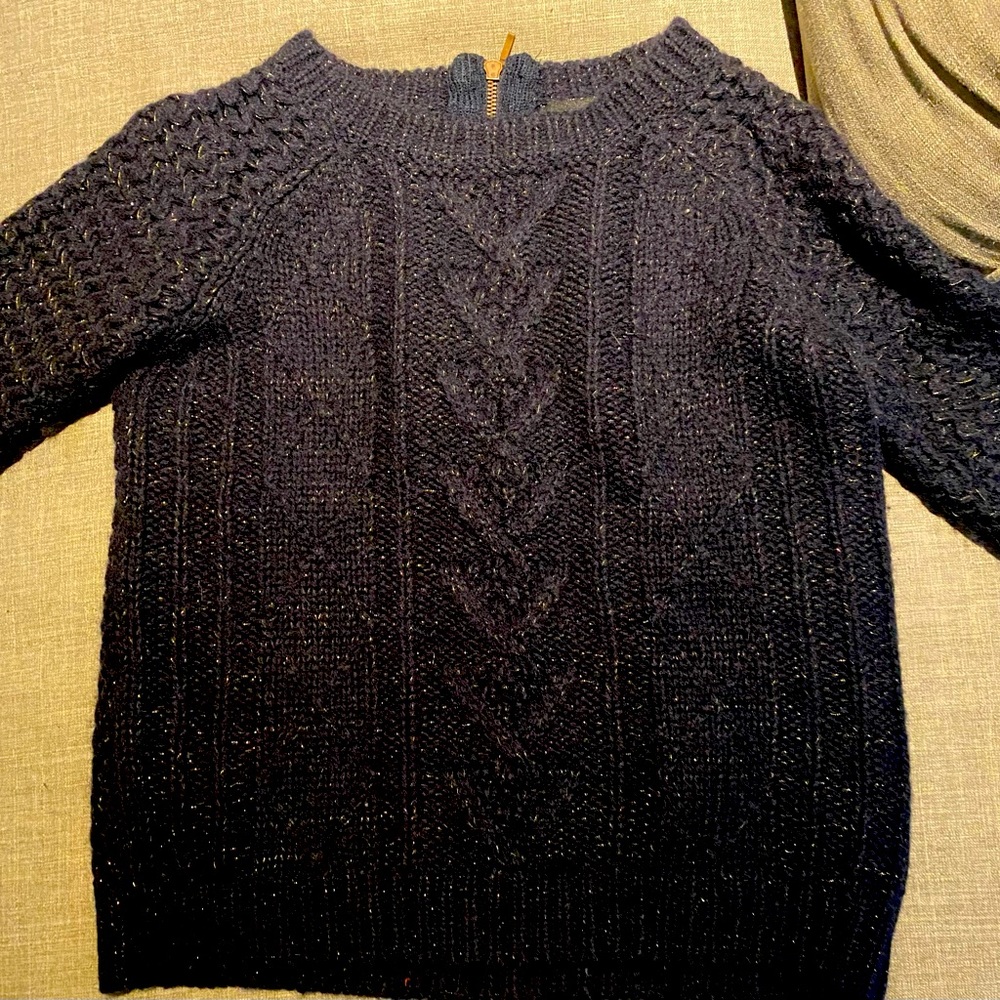 SIZE S | Cynthia Rowley | Navy / Gold Jumper
